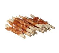 TRIXIE Denta Fun rotolini pollo per cani - Gustosi - 3 pz, 17 cm - 140 g | Snack dentale gustoso senza glutine - Sostiene l'igiene orale del cane con una masticazione prolungata