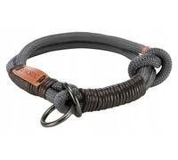 Trixie | BE NORDIC | Collare a strozzo per cani | S 35cm / 6mm - Grigio con S ma
