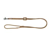 Trixie BE NORDIC Guinzaglio In Pelle Marrone Con Gancio A Scatto Trigger