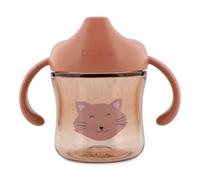 Trixie Bicchiere con manici, a prova di perdite, in Tritan™, per bambini dai 4 mesi in su, 8 x 12,5 x 10 cm, lavabile in lavastoviglie (Mrs Cat)