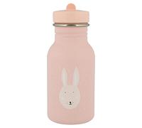 Trixie - Borraccia per bambini, 350 ml, 500 ml, in acciaio inox con nome, incisione personalizzata (coniglio, 350 ml)