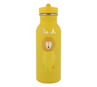 Trixie - Borraccia personalizzata per bambini con leone, 500 ml, in acciaio inox con nome per ragazze e ragazzi, a prova di perdite e adatta ai bambini