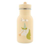 Trixie - Borraccia personalizzata per bambini, con unicorno, 350 ml, in acciaio inox, con nome per ragazze e ragazzi, a prova di perdite e adatta ai bambini