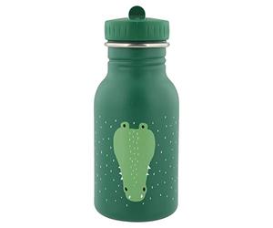 Trixie - Bottiglia per bambini in acciaio inox 350ml - Mr. Crocodile (Coccodrillo)
