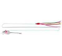 Trixie | Canna da pesca per gatti con 2 giocattoli - Canna da pesca da 40 cm