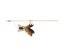 Trixie - Canna da Gioco con Farfalla e Piume da 45 cm