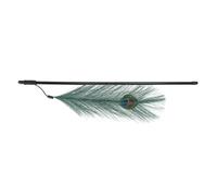 Eschetta da pesca con piuma di pavone 47 cm