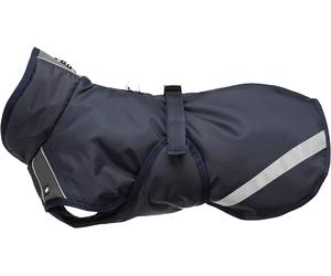 Trixie Cappotto Invernale Rimont, L: 62 cm: 66-102 cm, blu scuro/grigio