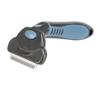 Trixie Carding-Striegel per Cani Con Grigio Impugnatura - Lama Acciaio Inox,