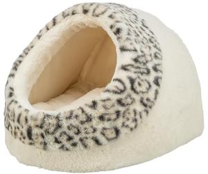 TRIXIE Cat Cave Leo Soft Edition, 35 × 26 × 41 cm, accogliente cuccia per gatti con cuscino reversibile rimovibile - 374246