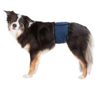 Trixie Cintura addominale per cani maschi, blu scuro Taglia: S: vita: 29-37 cm