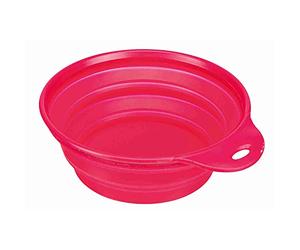 Trixie - Ciotola da viaggio in silicone, 0,5 l, confezione da 4