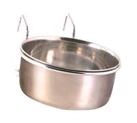 TRIXIE Ciotola in Acciaio Inox con Supporto, 600 ml