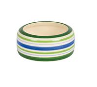 TRIXIE Ciotola in ceramica a strisce verdi per conigli 500ml