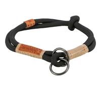 Collare con fermo BE NORDIC 40 cm/ø 8 mm nero/sabbia