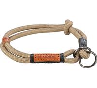 TRIXIE Collare per cani BE Nordic L sabbia/nero - comodo collare per cani di taglia grande con limitatore di trazione - robusto ed elegante - 17284