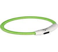 Trixie - collare per cani con illuminazione a LED - 65 cm - verde