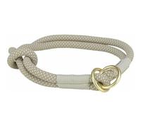 Trixie - Collare per cani morbido, semiscivoloso, colore: grigio chiaro