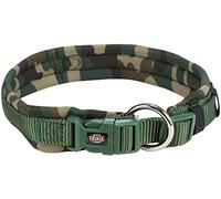 TRIXIE Collare Premium taglia S - M: collo 35 - 42 cm/15 mm in camouflage - collare regolabile per cani di piccola e media taglia 1988323