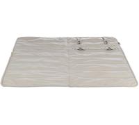TRIXIE Coperta da viaggio CityStyle per cani, 80 x 80 cm, colore beige, elegante coperta per cani in viaggio, salvaspazio, accogliente e facile da pulire, 28230