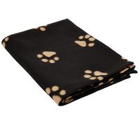 Trixie - Coperta in pile 37193 Beany, 100 x 70 cm, Nero