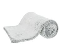 TRIXIE Coperta Nando in morbido pile, 150 × 100 cm, grigio chiaro