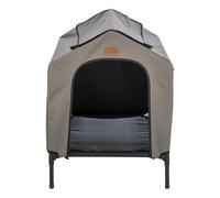 TRIXIE Cuccia per cani rialzata 2 in 1, lettino e tenda portatile per animali domestici, letto rialzato e ombra per cani di piccola e media taglia