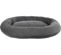 TRIXIE Cuccia per cani Talia ovale, 120 x 95 cm, colore grigio scuro, accogliente cuscino per cani con fine sensazione di velluto, per cani di grossa taglia, antiscivolo e lavabile, 37839