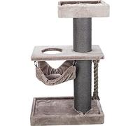 Trixie Dasio Gatto Torre, 82 cm, Colore: Grigio Chiaro/Marrone