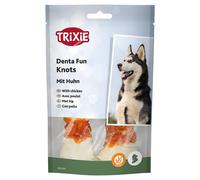 Trixie Denta Divertimento Masticare il Nodo, Pollo, 11 CM / 6 x 2 Pezzo, Nuovo