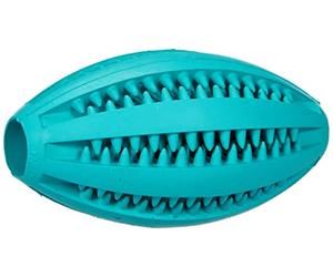 Trixie Denta Fun 3290 - Palla da Rugby, in Gomma Naturale, 11 cm, Colore: Menta