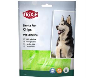 Trixie Denta Fun Chips con Spirulina - Set %: 3 x 100 g