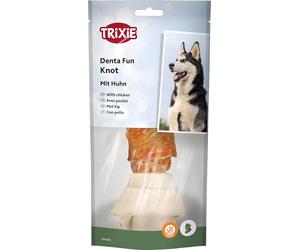 TRIXIE Denta Fun - Osso da masticare con pollo per cane, 120 g