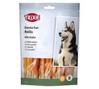 TRIXIE Denta Fun rotolini pollo per cani - Gustosi - 30 pz, 12 cm - 240 g