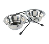 Trixie Eat On Feet Ciotola Insieme Acciaio Inox, Varie Misure, Nuovo