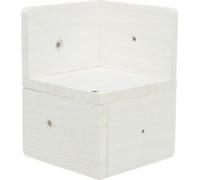 Trixie Elemento di arrampicata 3 - angolare, 16 x 21 x 16 cm, legno, bianco