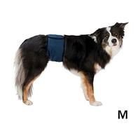 Trixie Fascia per Ombelico per Cani Maschi, 45-55 cm, Blu Scuro