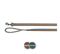 TRIXIE Fusion - Fusion Cinturino, Extra Largo, S-L, 1,80 m/17 mm, Grafite/Blu oceano