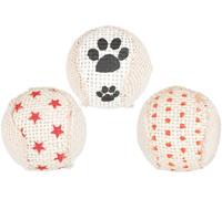 TRIXIE Gatto Gioco 3 Palline Juta CM.5