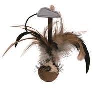 Trixie gioco da interni con topo/microchip, peluche 15 cm