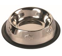 Trixie goffrato in acciaio INOX gatto ciotola, 0.2 l, 6 pezzi