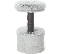 Trixie Graffiatoio HARVEY, cucù, 2 colonne, cuscinetto di riposo 73 cm, peluche a pelo lungo, grigio