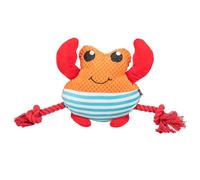 TRIXIE Granchio peluche per cani con suono - Morbido - Arancione, 28 cm