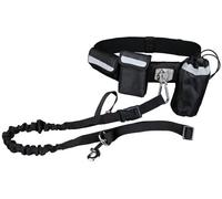 TRIXIE Guinzaglio Cane Nero con Cintura 1 PZ