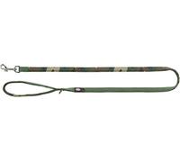 TRIXIE Guinzaglio Premium con imbottitura in neoprene, Xs-S: 1,20 M/15 mm, mimetico/verde foresta -1987123