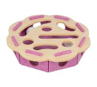TRIXIE Hole'n'Roll flower gioco per gatti in feltro - ø 30 × 7,5 cm