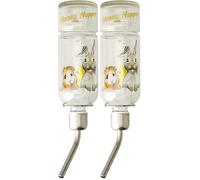 TRIXIE Honey And Hopper Bottiglia di Vetro per Acqua - 330 g (Confezione da 2)