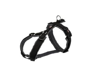 TRIXIE Imbracatura da trekking NEW Premium, S: 36 - 44 cm/15 mm, nero/grafite, cane