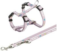 Collare per cuccioli junior con guinzaglio 27-45 cm/10 mm lilla