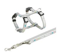 Trixie Junior Pettorina per Cucciolo Con Guinzaglio Grigio Chiaro, Varie Le, Neu